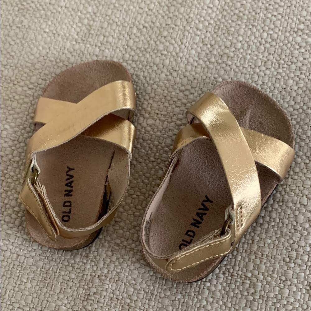 Old Navy Gold Kids Sandals